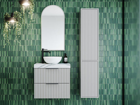 Vanities Timberline Hudson Tallboy Wall Hung Size: W 300mm Place & Palette