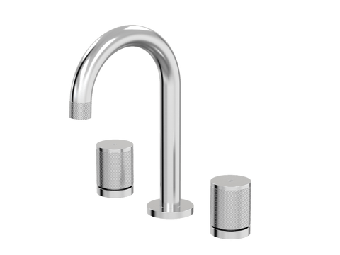 Tapware ParTaps IDK Basin Set Swivel Colour: Brushed Chrome Place & Palette