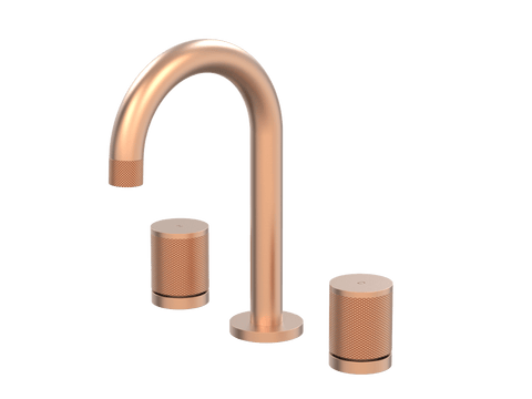 Tapware ParTaps IDK Basin Set Swivel Colour: Brushed Copper Place & Palette