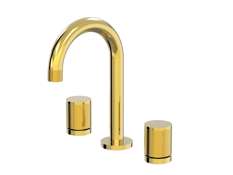 Tapware ParTaps IDK Basin Set Swivel Colour: Gold Place & Palette