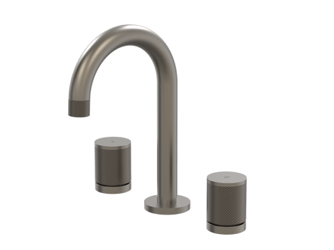 Tapware ParTaps IDK Basin Set Swivel Colour: Gunmetal Place & Palette