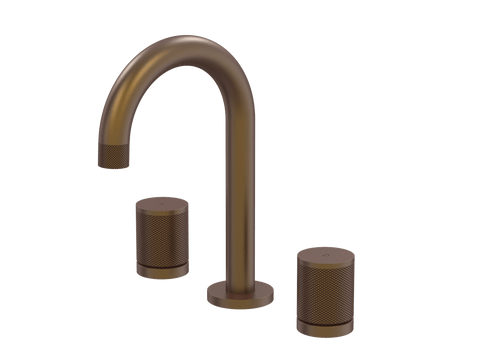 Tapware ParTaps IDK Basin Set Swivel Colour: Native Brass Place & Palette