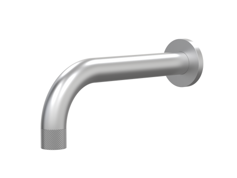 Tapware ParTaps IDK Basin Wall Fixed Outlet - 90 Degree Colour: Satin Pearl Place & Palette