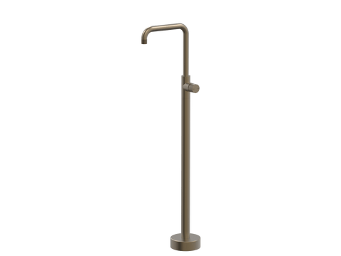Tapware ParTaps IDK Floor Bath Filler MIxer - 90 Degree Colour: Antique Bronze Place & Palette