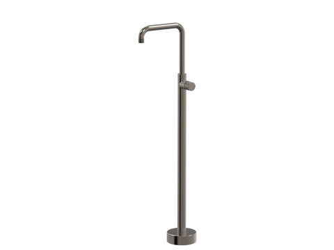 Tapware ParTaps IDK Floor Bath Filler MIxer - 90 Degree Colour: Brushed Gunmetal Place & Palette