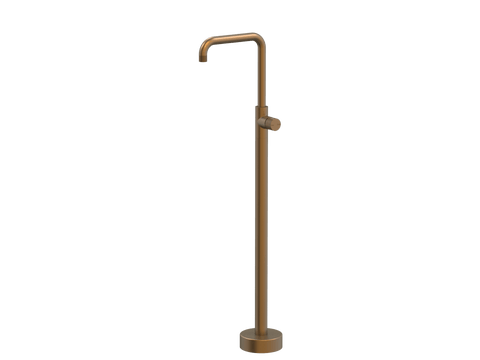 Tapware ParTaps IDK Floor Bath Filler MIxer - 90 Degree Colour: Burnished Place & Palette