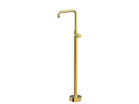 Tapware ParTaps IDK Floor Bath Filler MIxer - 90 Degree Colour: Gold Place & Palette