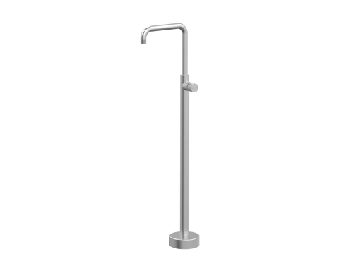 Tapware ParTaps IDK Floor Bath Filler MIxer - 90 Degree Colour: Satin Pearl Place & Palette