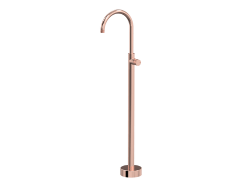 Tapware ParTaps IDK Floor Bath Filler Mixer - Gooseneck Colour: Copper Place & Palette