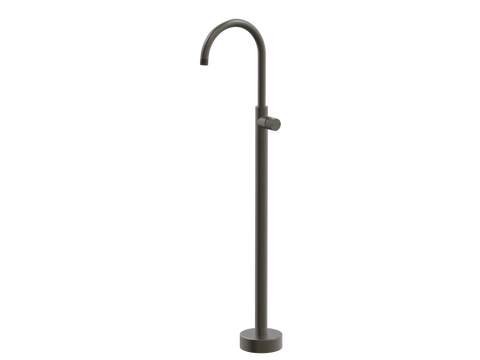 Tapware ParTaps IDK Floor Bath Filler Mixer - Gooseneck Colour: Volcanic Grey Place & Palette