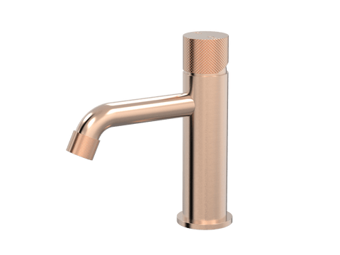 Tapware ParTaps IDK Hob Basin Mixer Colour: Brushed Rose Gold Place & Palette