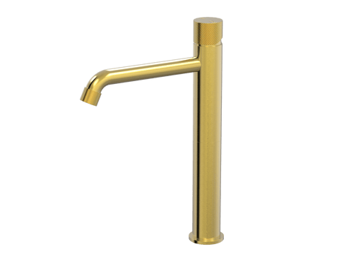 Tapware ParTaps IDK Hob Basin Tower Mixer Colour: Brushed Gold Place & Palette