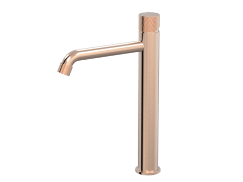 Tapware ParTaps IDK Hob Basin Tower Mixer Colour: Brushed Rose Gold Place & Palette