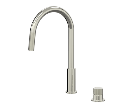 Tapware ParTaps IDK Hob Mixer Pullout Set - Gooseneck Colour: Luminick Place & Palette
