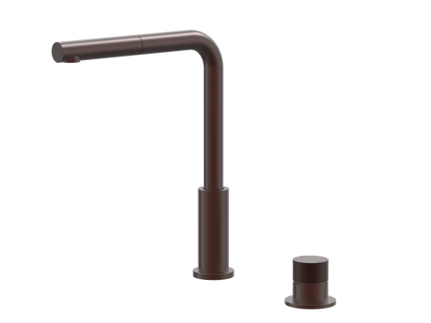 Tapware ParTaps IDK Hob Mixer Pullout Set - Straight Colour: Antique Copper Place & Palette