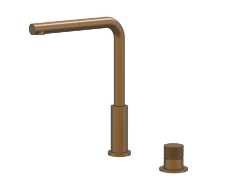 Tapware ParTaps IDK Hob Mixer Pullout Set - Straight Colour: Burnished Place & Palette
