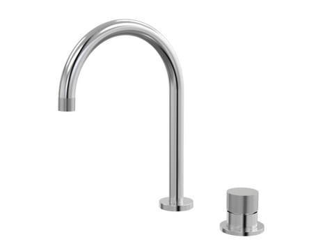 Tapware ParTaps IDK Hob Mixer Set Colour: Brushed Chrome Place & Palette