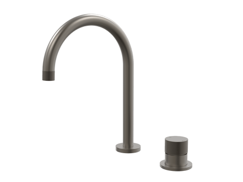 Tapware ParTaps IDK Hob Mixer Set Colour: Gunmetal Place & Palette