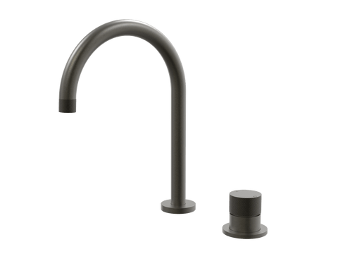 Tapware ParTaps IDK Hob Mixer Set Colour: Volcanic Grey Place & Palette