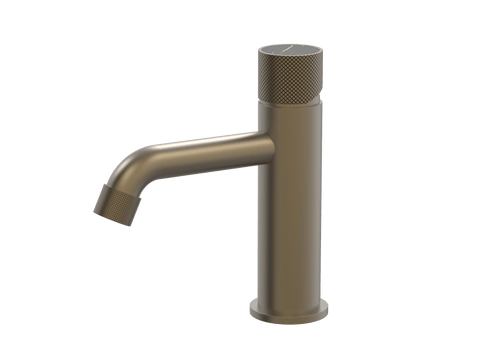 Tapware ParTaps IDK Marble Hob Basin Mixer with Marble Colour: Antique Bronze Insert: Nero Marble Place & Palette