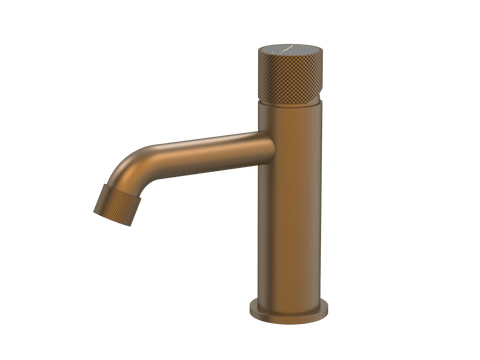 Tapware ParTaps IDK Marble Hob Basin Mixer with Marble Colour: Burnished Insert: Nero Marble Place & Palette