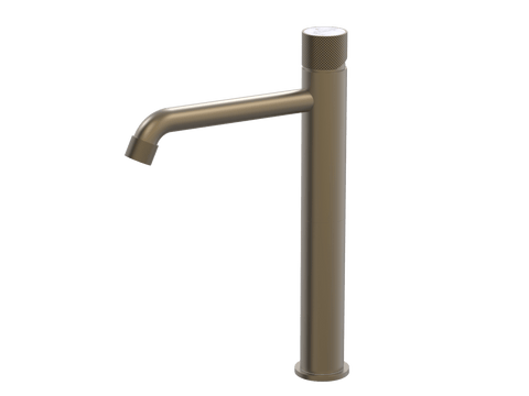Tapware ParTaps IDK Marble Hob Basin Tower Mixer with Marble Colour: Antique Bronze Insert: Bianco Marble Place & Palette