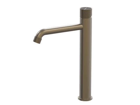 Tapware ParTaps IDK Marble Hob Basin Tower Mixer with Marble Colour: Antique Bronze Insert: Nero Marble Place & Palette