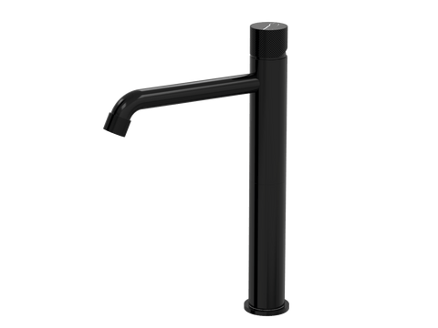 Tapware ParTaps IDK Marble Hob Basin Tower Mixer with Marble Colour: Midnight Black Insert: Nero Marble Place & Palette