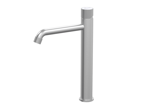 Tapware ParTaps IDK Marble Hob Basin Tower Mixer with Marble Colour: Satin Pearl Insert: Bianco Marble Place & Palette