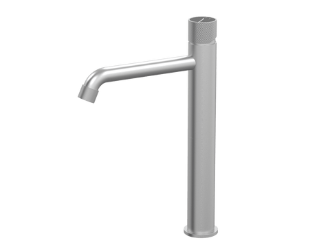 Tapware ParTaps IDK Marble Hob Basin Tower Mixer with Marble Colour: Satin Pearl Insert: Nero Marble Place & Palette