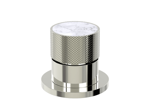 Tapware ParTaps IDK Marble Hob Mixer Colour: Luminick Insert: Bianco Marble Place & Palette