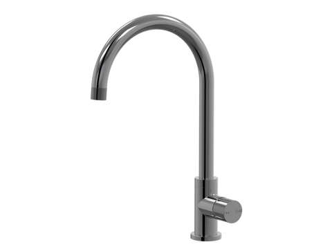 Tapware ParTaps IDK Sink Gooseneck Mixer Colour: Black Sapphire Place & Palette