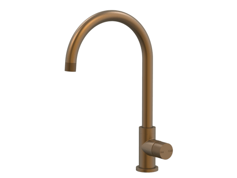 Tapware ParTaps IDK Sink Gooseneck Mixer Colour: Burnished Place & Palette