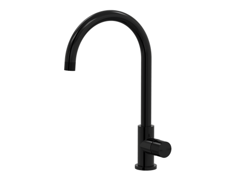 Tapware ParTaps IDK Sink Gooseneck Mixer Colour: Midnight Black Place & Palette