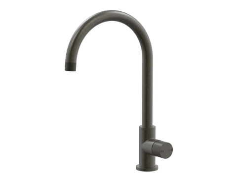 Tapware ParTaps IDK Sink Gooseneck Mixer Colour: Volcanic Grey Place & Palette