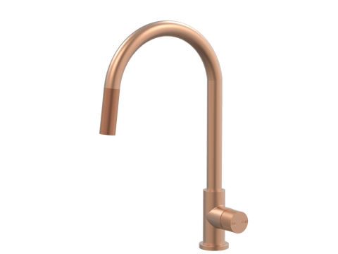 Tapware ParTaps IDK Sink Pull-Out Mixer Colour: Brushed Copper Style: Gooseneck Place & Palette