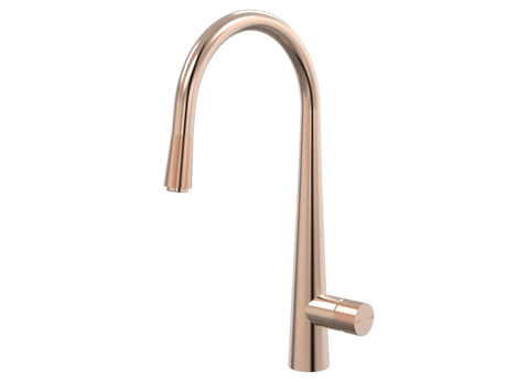 Tapware ParTaps IDK Sink Pull-Out Mixer Colour: Brushed Rose Gold Style: Original Place & Palette