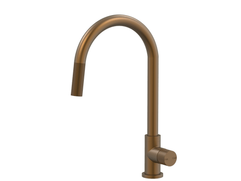 Tapware ParTaps IDK Sink Pull-Out Mixer Colour: Burnished Style: Gooseneck Place & Palette
