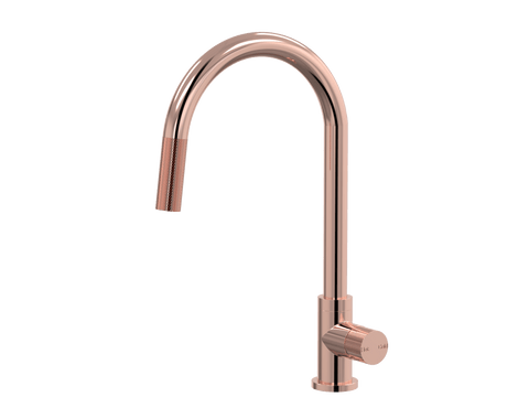 Tapware ParTaps IDK Sink Pull-Out Mixer Colour: Copper Style: Gooseneck Place & Palette