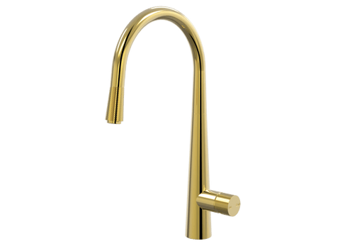 Tapware ParTaps IDK Sink Pull-Out Mixer Colour: Gold Style: Original Place & Palette