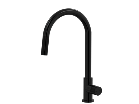 Tapware ParTaps IDK Sink Pull-Out Mixer Colour: Midnight Black Style: Gooseneck Place & Palette