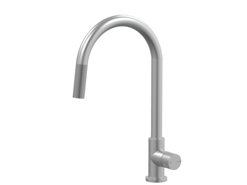 Tapware ParTaps IDK Sink Pull-Out Mixer Colour: Satin Pearl Style: Gooseneck Place & Palette
