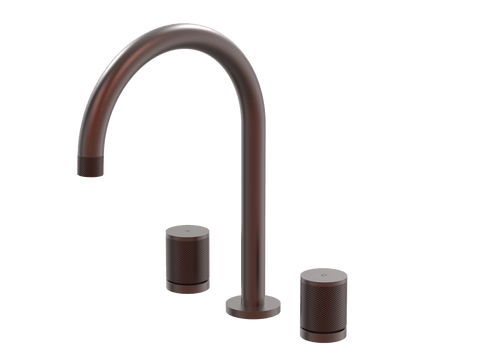Tapware ParTaps IDK Sink Set Hob Swivel Colour: Antique Copper Place & Palette