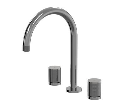 Tapware ParTaps IDK Sink Set Hob Swivel Colour: Black Sapphire Place & Palette