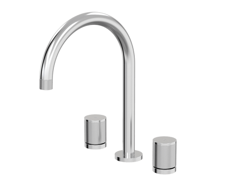 Tapware ParTaps IDK Sink Set Hob Swivel Colour: Brushed Chrome Place & Palette