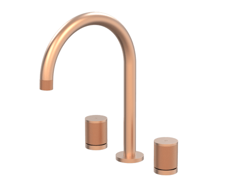 Tapware ParTaps IDK Sink Set Hob Swivel Colour: Brushed Copper Place & Palette