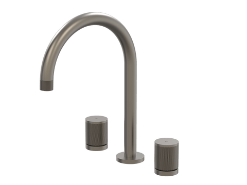 Tapware ParTaps IDK Sink Set Hob Swivel Colour: Gunmetal Place & Palette