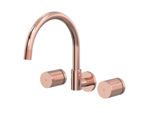 Tapware ParTaps IDK Sink Set Wall Swivel Colour: Copper Place & Palette