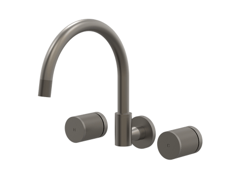 Tapware ParTaps IDK Sink Set Wall Swivel Colour: Gunmetal Place & Palette