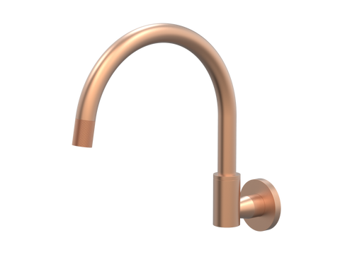 Tapware ParTaps IDK Sink Wall Swivel Outlet Colour: Brushed Copper Place & Palette